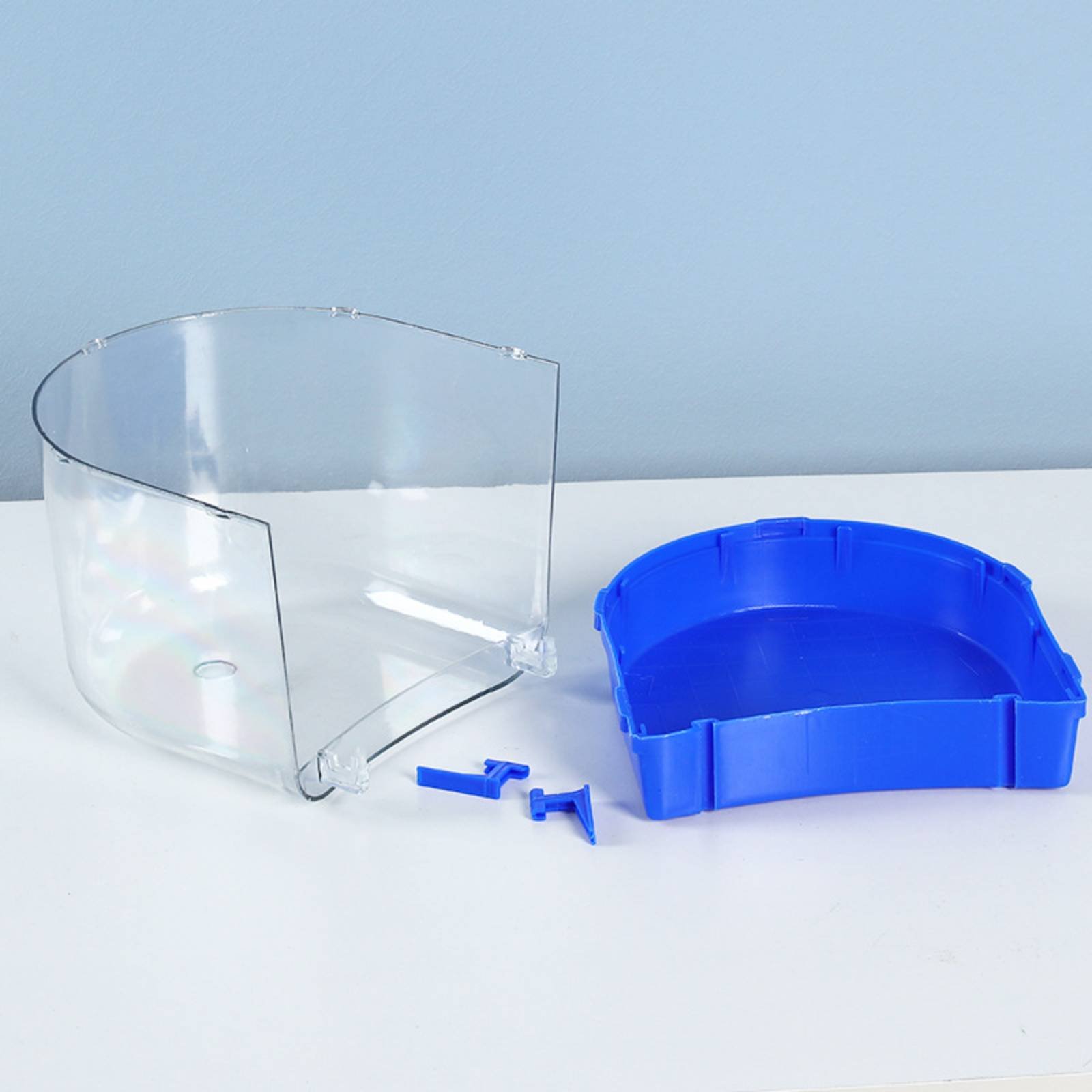 Pet Supplies Us - صندوق استحمام للطيور سهل التركيب، ملحق