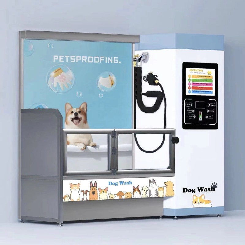 Pet Supplies Wash Station - محطة غسيل الكلاب من الفولاذ المقاوم