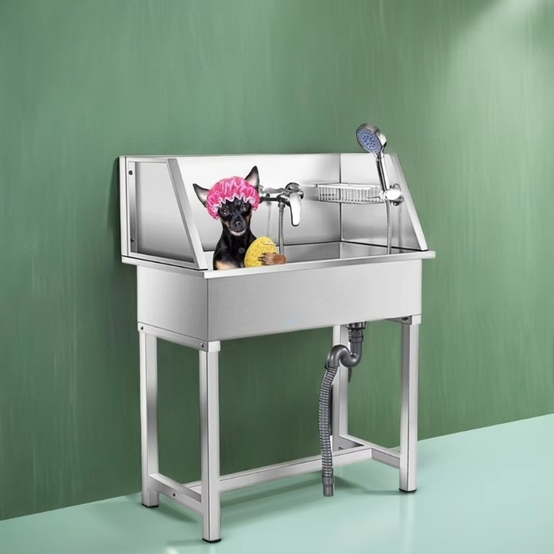 حوض استحمام صغير الحجم من الفو - مراجعة Pet Supplies Wash Station وسعره