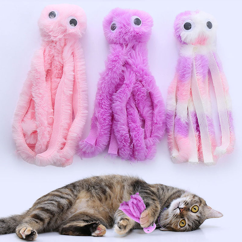 ألعاب قطط على شكل أخطبوط لطيفة - مراجعة Pet Supplies Young وسعره