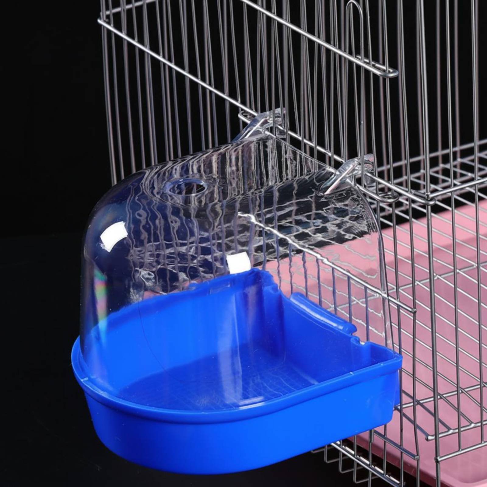 صندوق استحمام للطيور سهل الترك - مراجعة Pet Supplies Us وسعره
