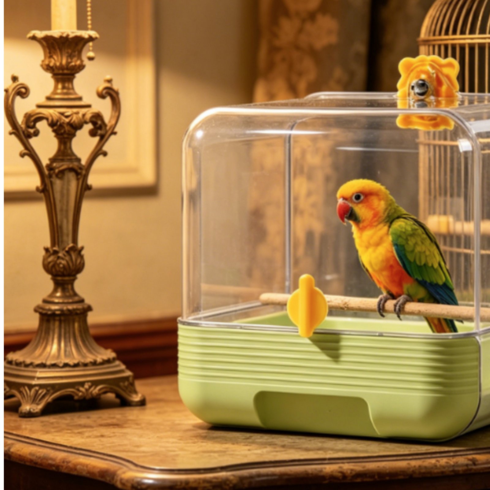 حوض استحمام للببغاء متعدد الوظ - مراجعة Pet Supplies Us وسعره