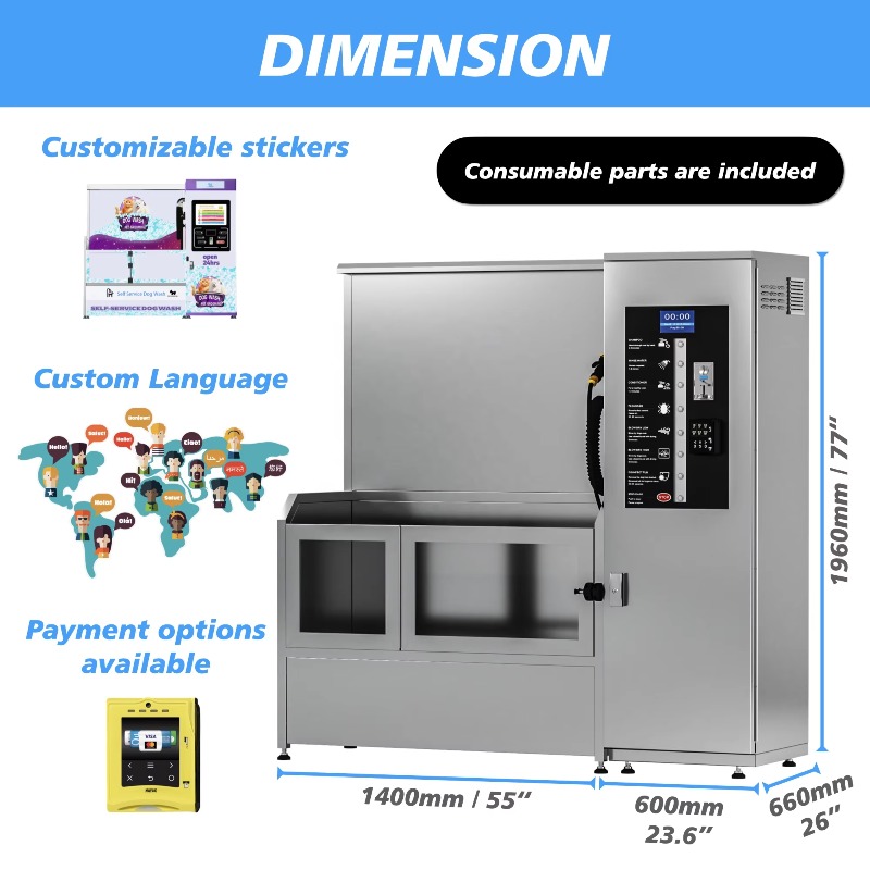 محطة اهتزاز الكلاب للعناية بال - مراجعة Pet Supplies Wash Station وسعره