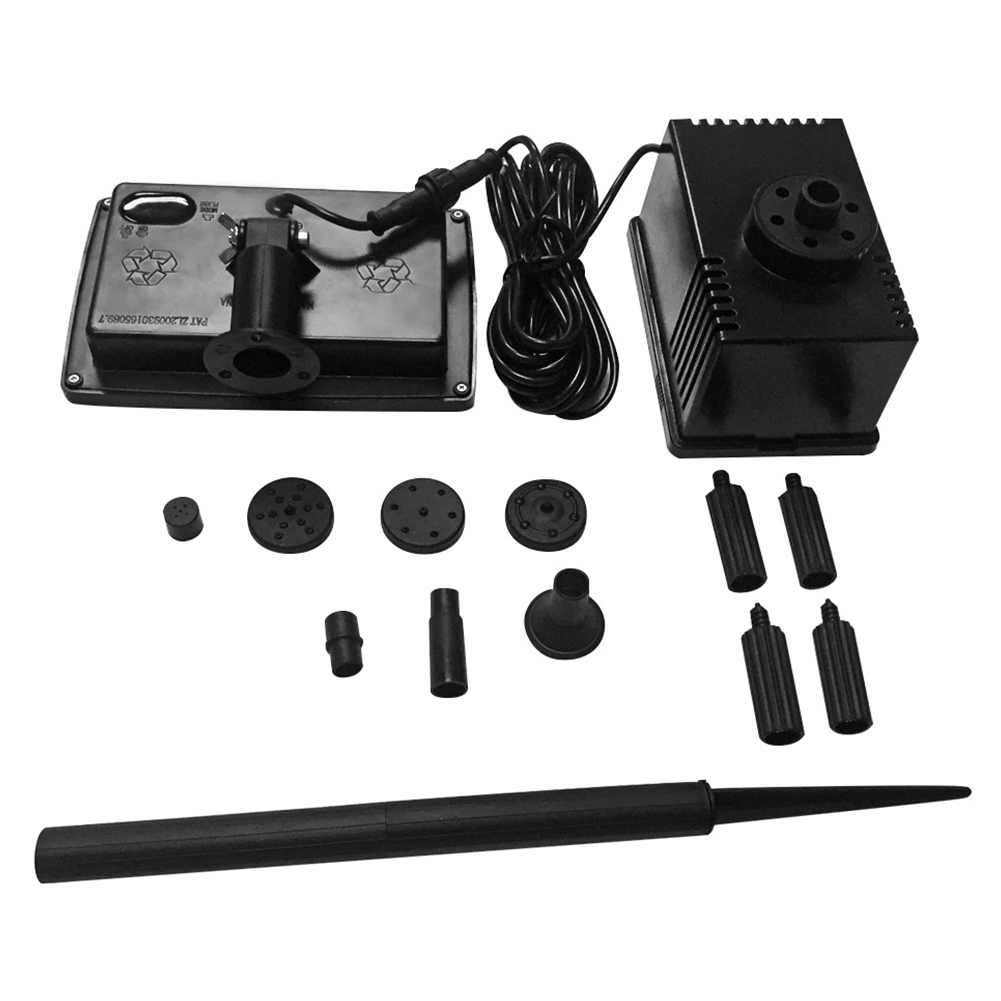 1.5 واط 7 فولت مضخة نافورة شمس - مراجعة Fish Tank Filter Pump وسعره