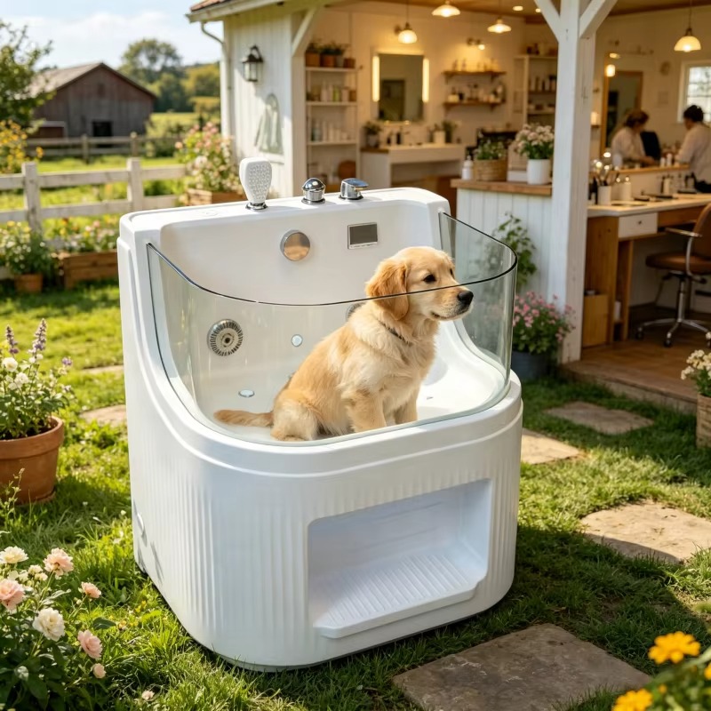 حوض استحمام للحيوانات الأليفة، - مراجعة Pet Supplies Wash Station وسعره